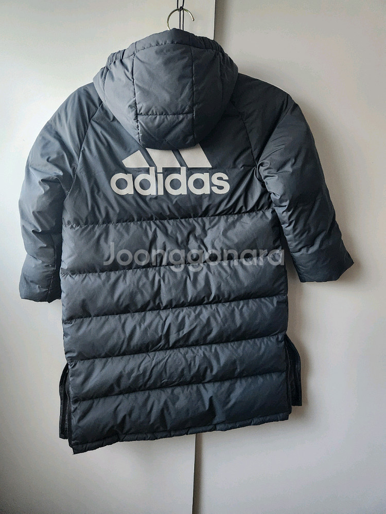 아디다스 키즈 덕다운 롱패딩 120사이즈--4