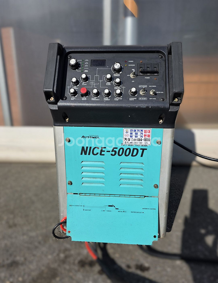 오토웰 NICE-500DT 500A DC 펄스 TIG용접기/알곤용접기 / 220·380V 풀세트--4