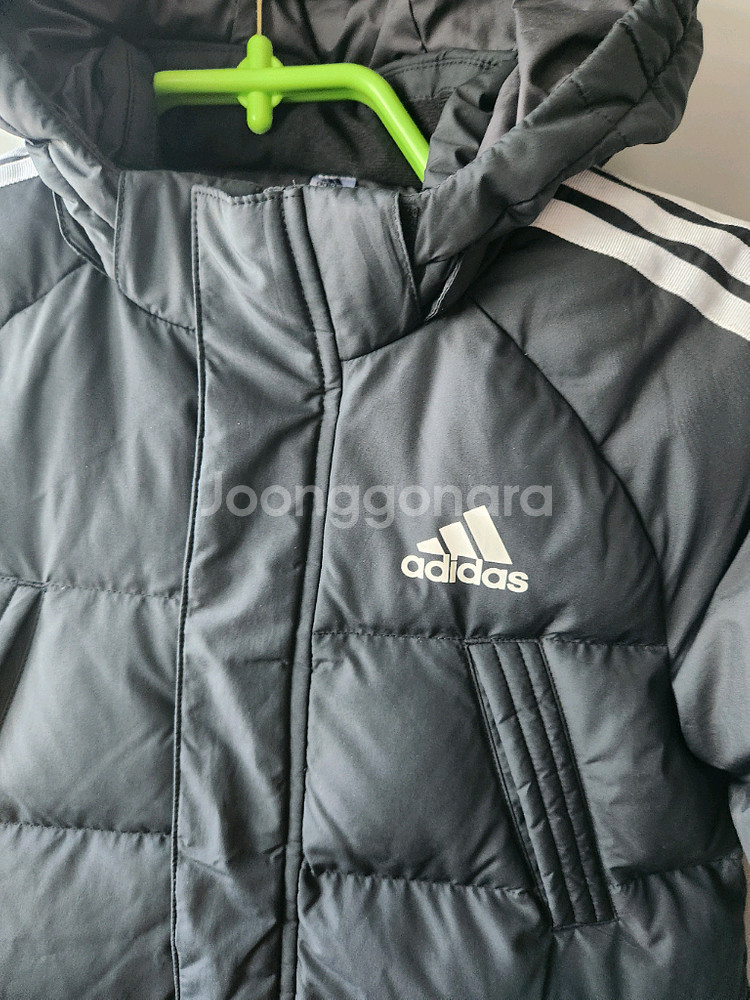아디다스 키즈 덕다운 롱패딩 120사이즈--7