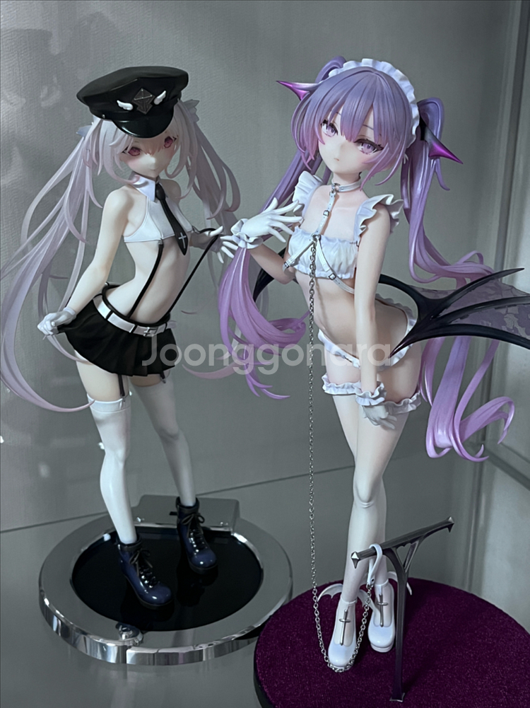 루루도 핑크챰 rurudo 이브 엘 일괄 하네스 천사경찰 미소녀 피규어--1