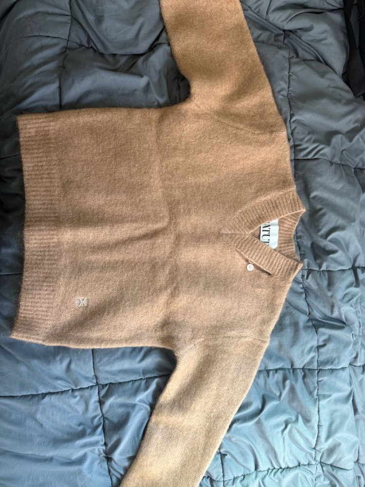 세터 에센 투톤 모헤어 블렌드니트 (헤리티지브라운) m--1