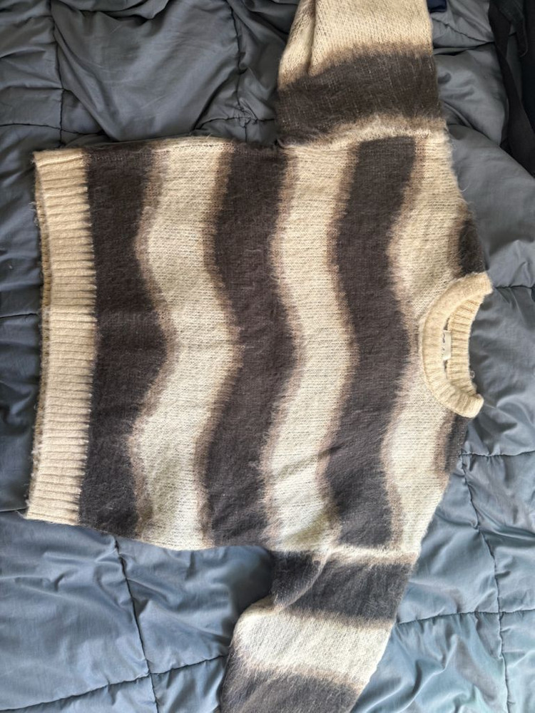 세터 에센 투톤 모헤어 블렌드니트 (헤리티지브라운) m--4