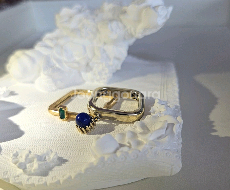 14k반지 라피스라줄리--3