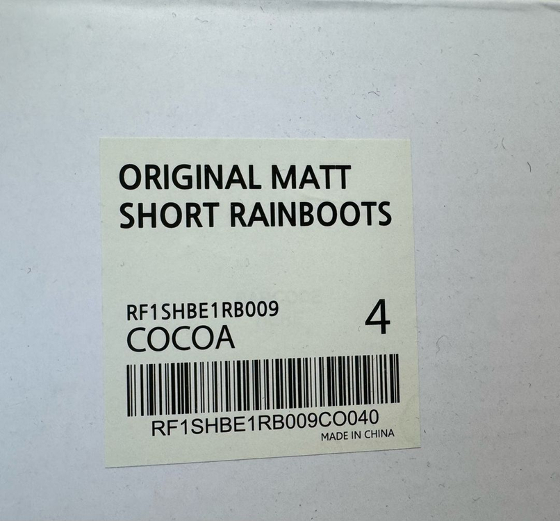 락피쉬 레인부츠 235(37사이즈), 코코아색--4