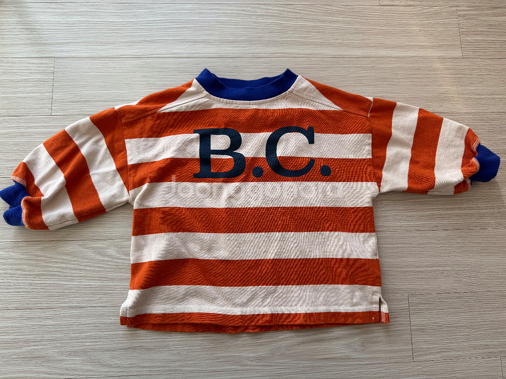 보보쇼즈 스트라이프 맨투맨 2-3y--0