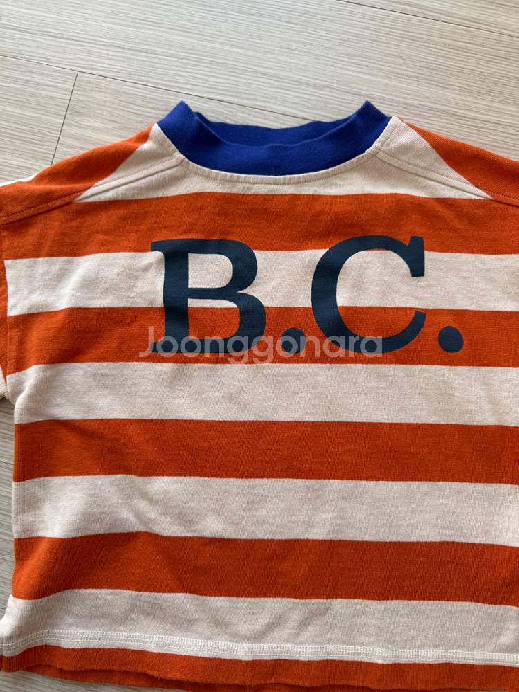 보보쇼즈 스트라이프 맨투맨 2-3y--1