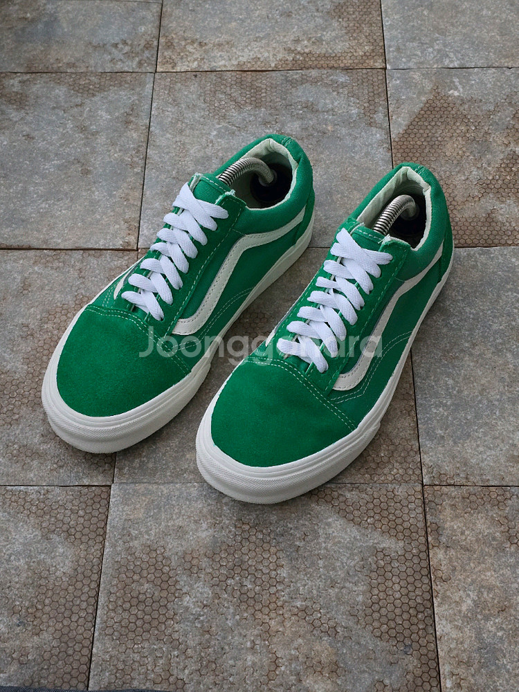 (250)반스 올드스쿨 에코 띠어리 그린 스니커즈 운동화--0