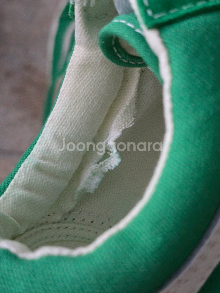 (250)반스 올드스쿨 에코 띠어리 그린 스니커즈 운동화--6