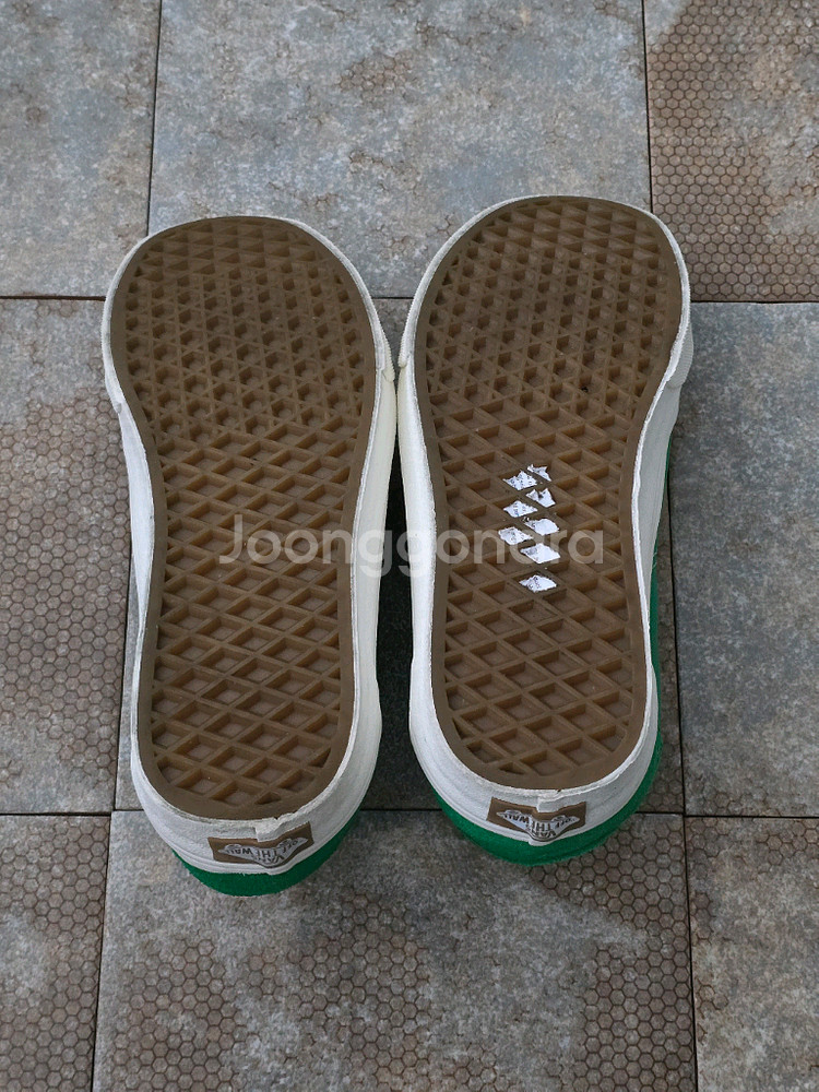 (250)반스 올드스쿨 에코 띠어리 그린 스니커즈 운동화--8