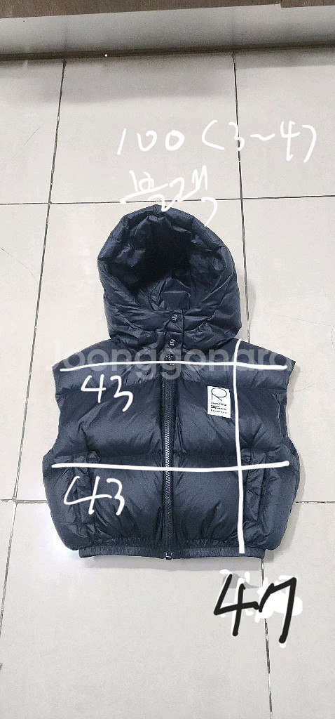 로아앤제인 이글루 패딩조끼 100/ 몽클레어 키즈 130--9