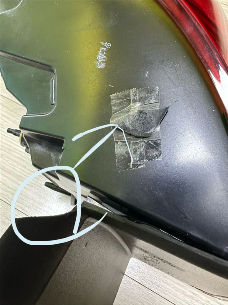 제네시스 G80 리어콤비네이션 한대분--9