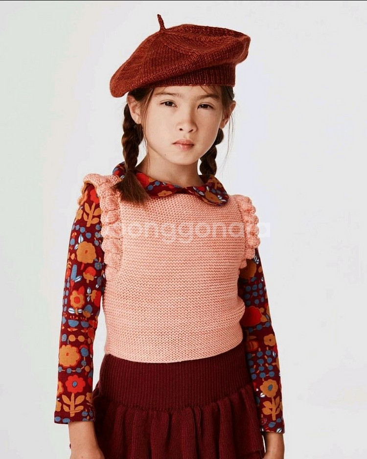 미샤앤퍼프 자몽 베스트 크로쉐 원피스 5-6y--5