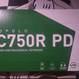 레오폴드 FC750R PD 저소음 적축 기계식 키보드