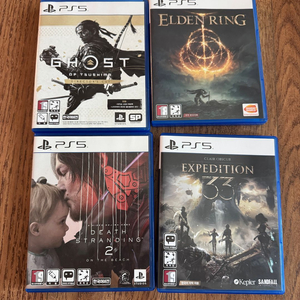 PS5 게임 4종 세트