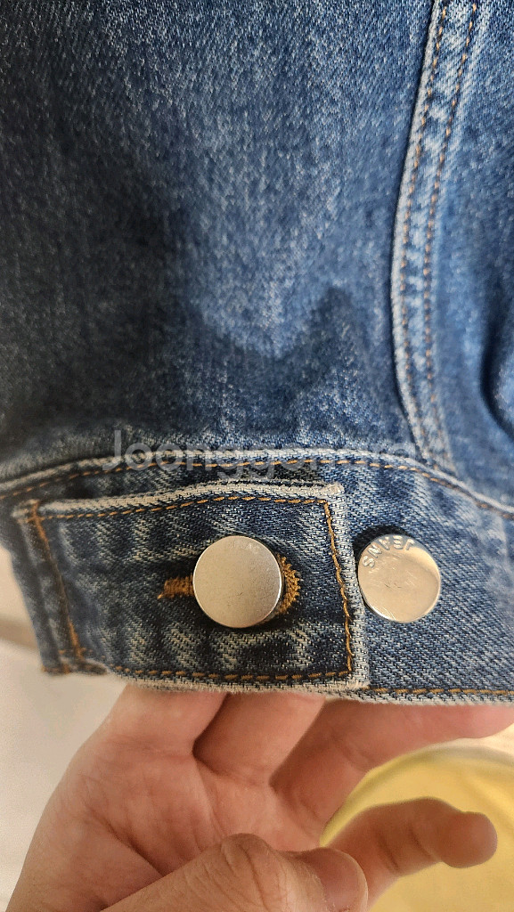 [S] PLAC M03 데님자켓 미드블루--2