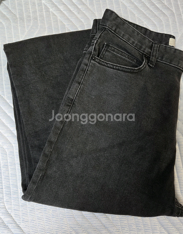 PVCS 프븏스 플레인와이드데님 ver2 블랙 M 기본기장--1