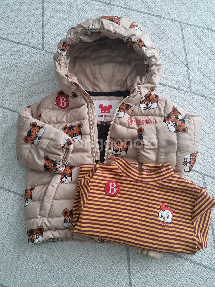 베베드피노패딩100목티90일괄--0