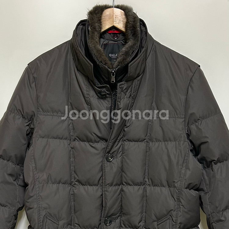 [남자 100]갤럭시 라이프스타일 사각퀄팅 구스다운 정장코트--1