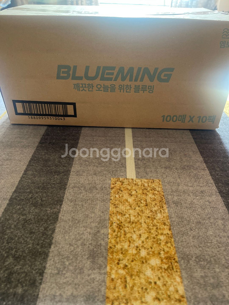 올림생활 데일리 물티슈 100매 10팩 1박스 싸게 올려요--1