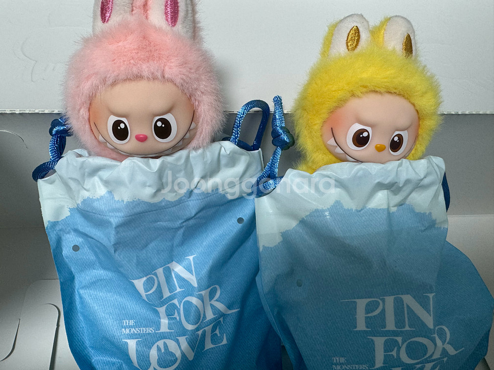 라부부 미니 알파벳 키링 인형 U , P 최저가 일괄판매--0