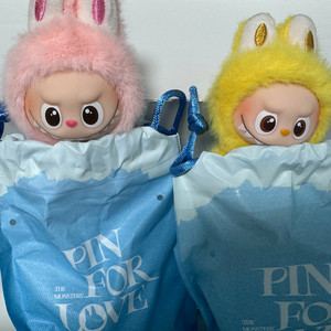 라부부 미니 알파벳 키링 인형 U , P 최저가 일괄판매