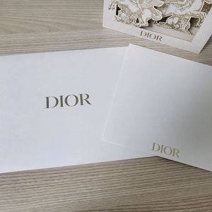 정품) 디올 입체 카드와 엽서 봉투 세트