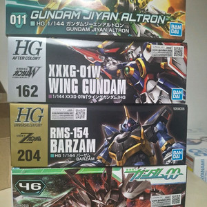 hg 윙 건담, 지옌 알트론, 바잠, 스사노오 일괄 착불