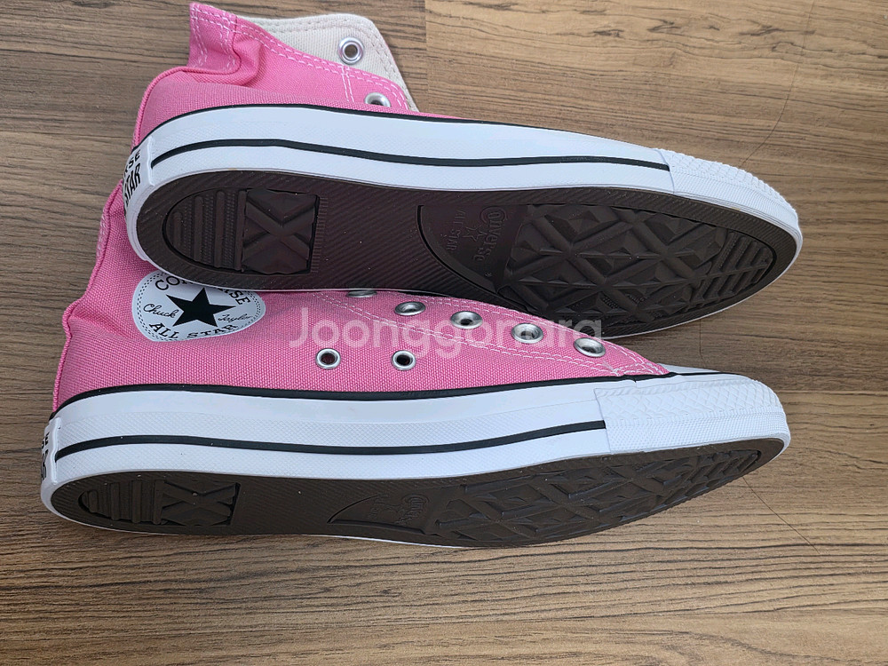 컨버스 척테일러 웁스 핑크 새제품 240 3만원--1