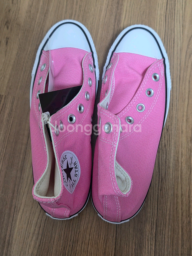 컨버스 척테일러 웁스 핑크 새제품 240 3만원--0