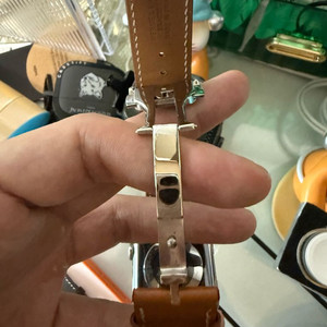 애플워치 에르메스 디버클 가죽 스트랩 블랙&브라운 새제품