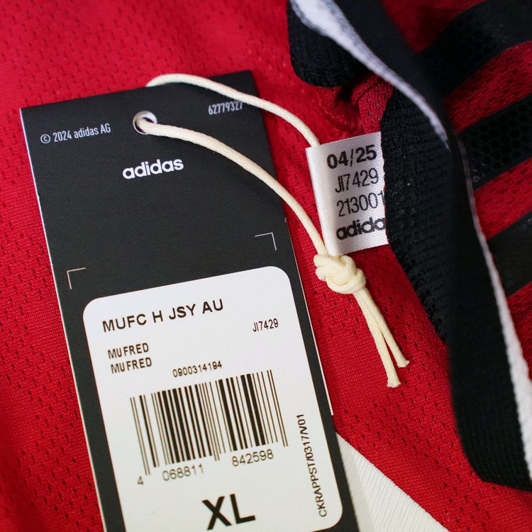 [국내 XL][어센틱] 25/26 맨유 음베모 홈 유니폼 이미지