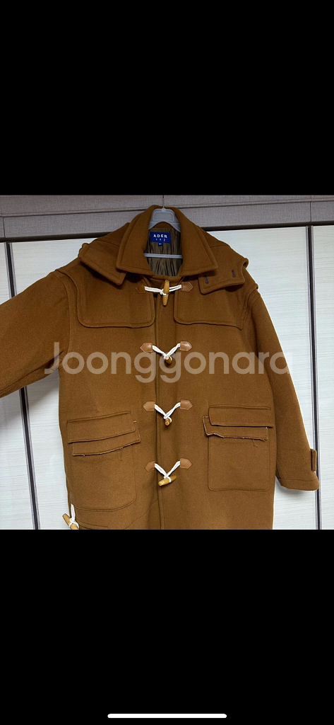 아더에러 카멜 더플코트--2