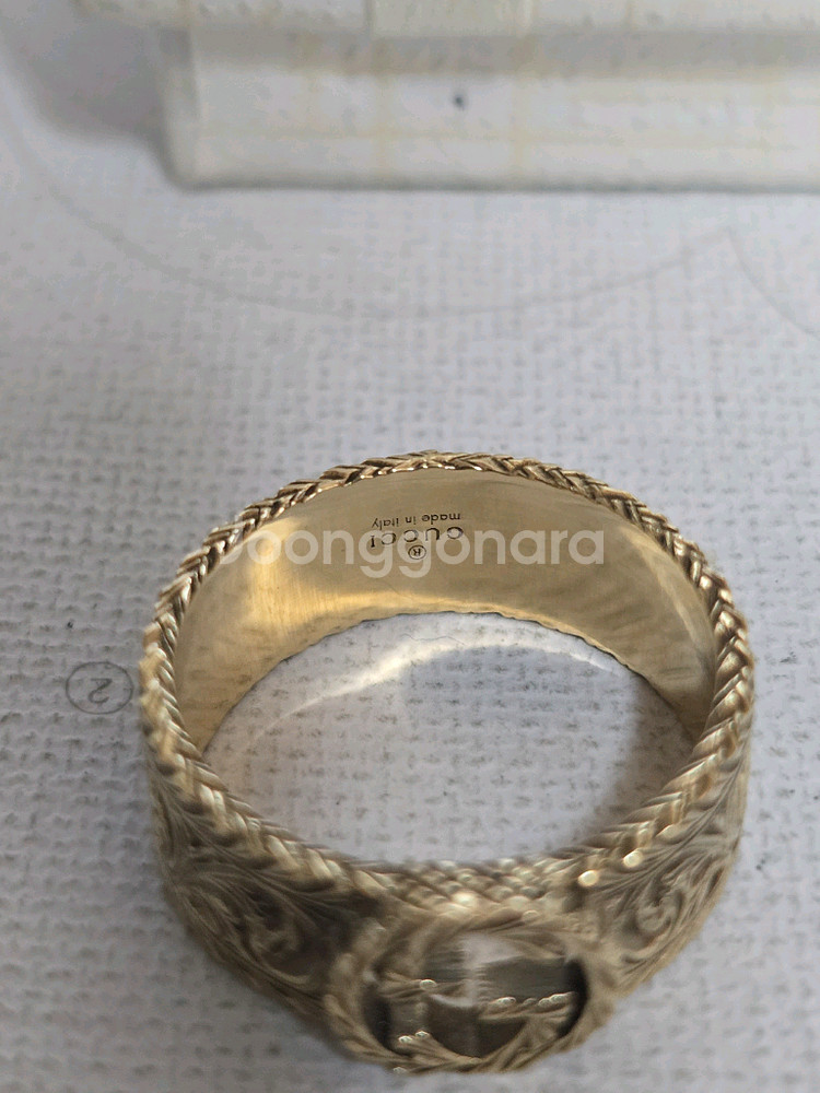 18k 구찌 정품반지--5