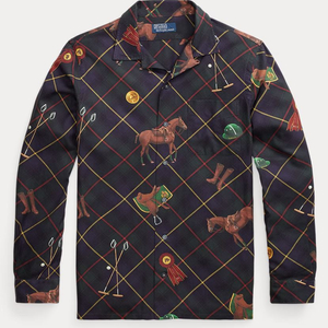 폴로 이퀘스트리언 플래드 트윌 셔츠 XL 팝니다 이미지