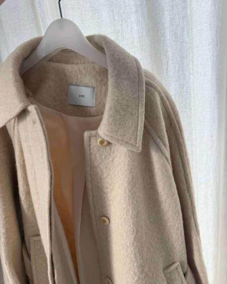 오어 알파카 울 코트--2
