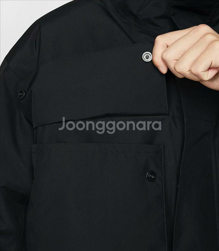 (3XL)나이키acg프리마로프트 스컬 피크 스톰핏 자켓 블랙 앤트러사이트 새제품 팝니다--5