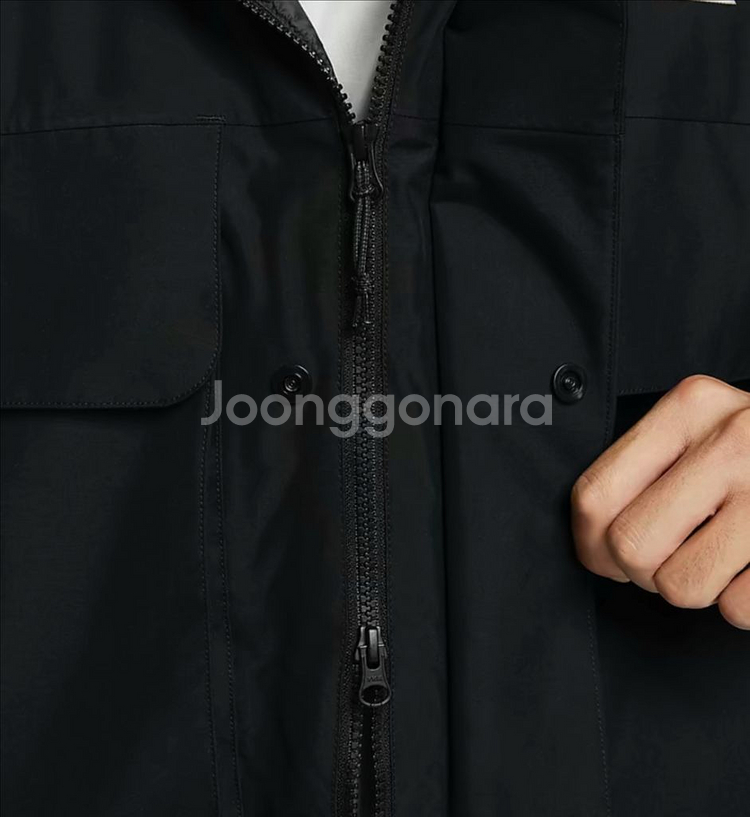 (3XL)나이키acg프리마로프트 스컬 피크 스톰핏 자켓 블랙 앤트러사이트 새제품 팝니다--4