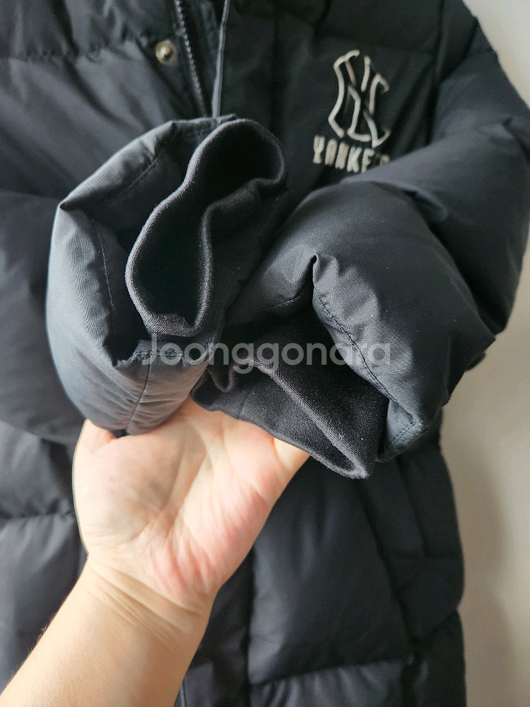 130)MLB키즈 덕다운 롱패딩--4