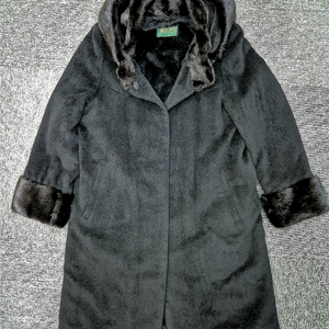 [66]<유로컬렉션>밍크 콤비 롱코트