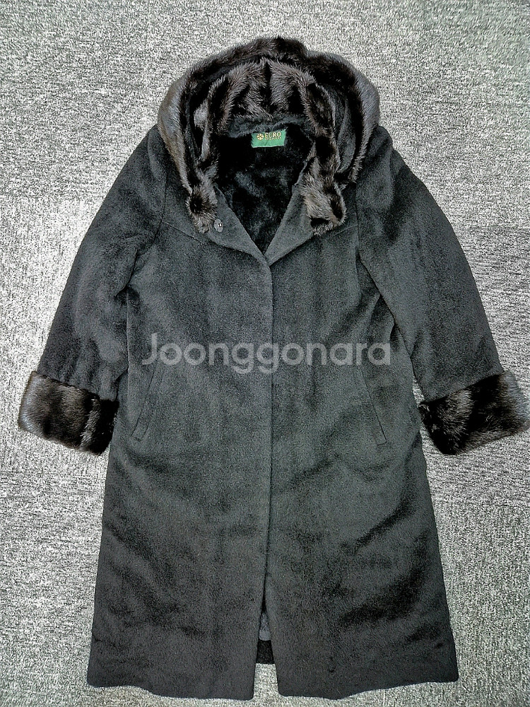 [66]<유로컬렉션>밍크 콤비 롱코트--5