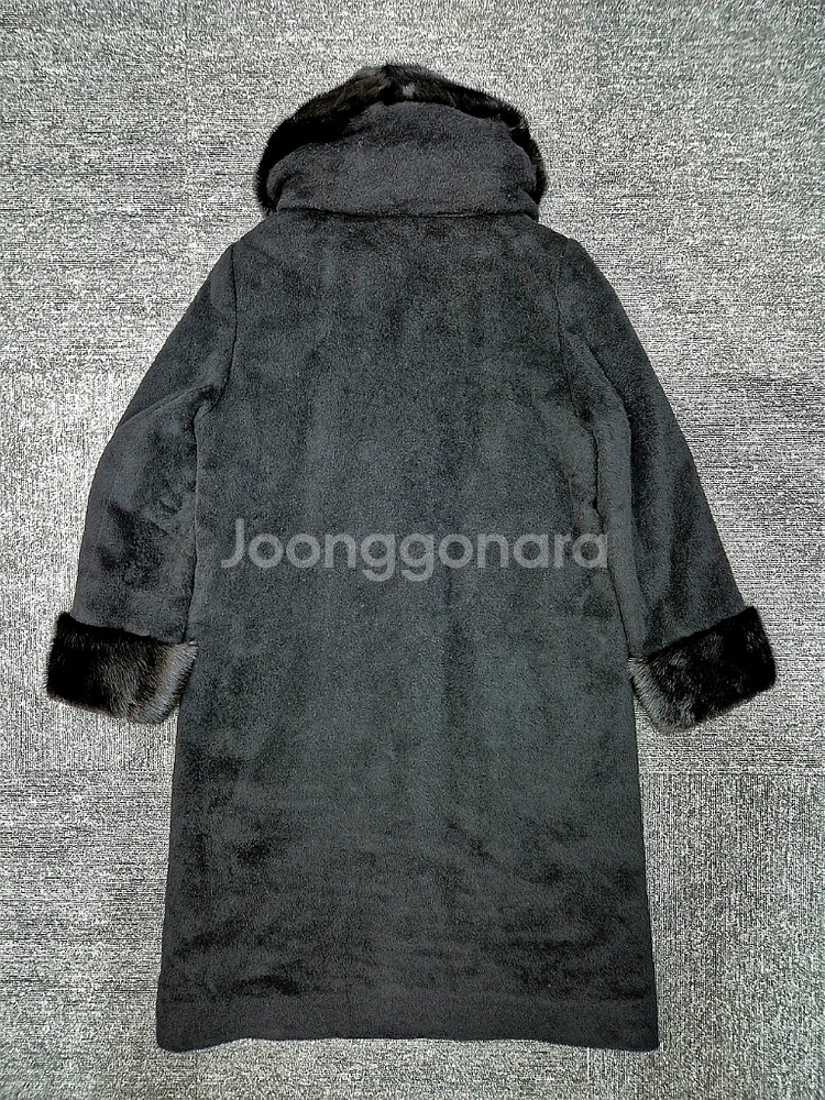 [66]<유로컬렉션>밍크 콤비 롱코트--6