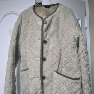 탑텐 플리스 가디건