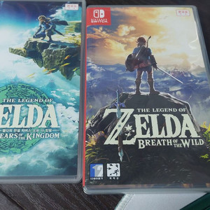 닌텐도 스위치 야생의 숨결 + 젤다의 전설 눈물의왕국 일괄