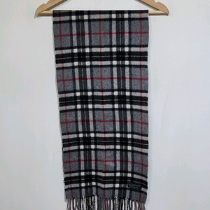 (정품) 버버리 목도리 체크 머플러 램스울