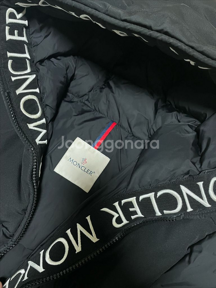 [XL] 백화점판 몽클레어 몽클라 패딩 블랙 클루니--2