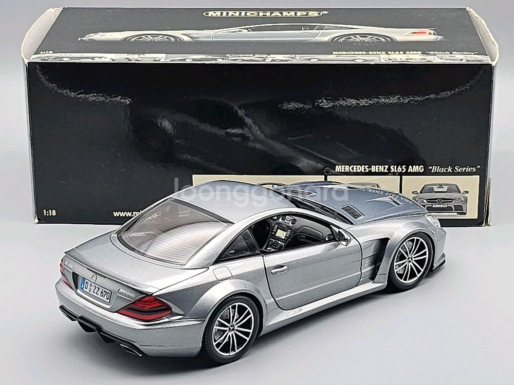 1:18 벤츠 SL65 AMG 블랙시리즈 (R230, 미니챔프)--1