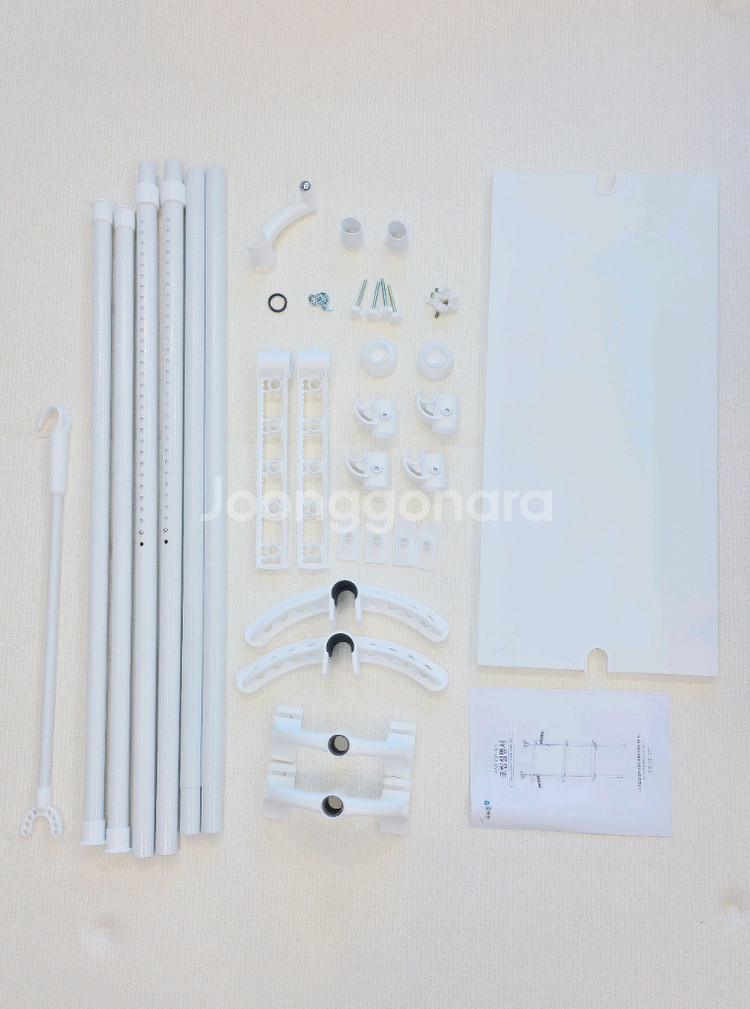 이지온 3단 대용량 옷걸이 행거 새상품--2