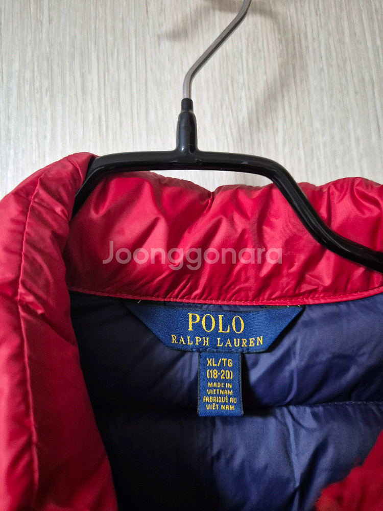 폴로 랄프로렌 경량패딩 자켓 덕다운점퍼 보이즈XL 남성95--4