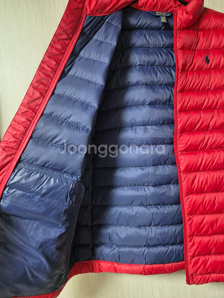 폴로 랄프로렌 경량패딩 자켓 덕다운점퍼 보이즈XL 남성95--5