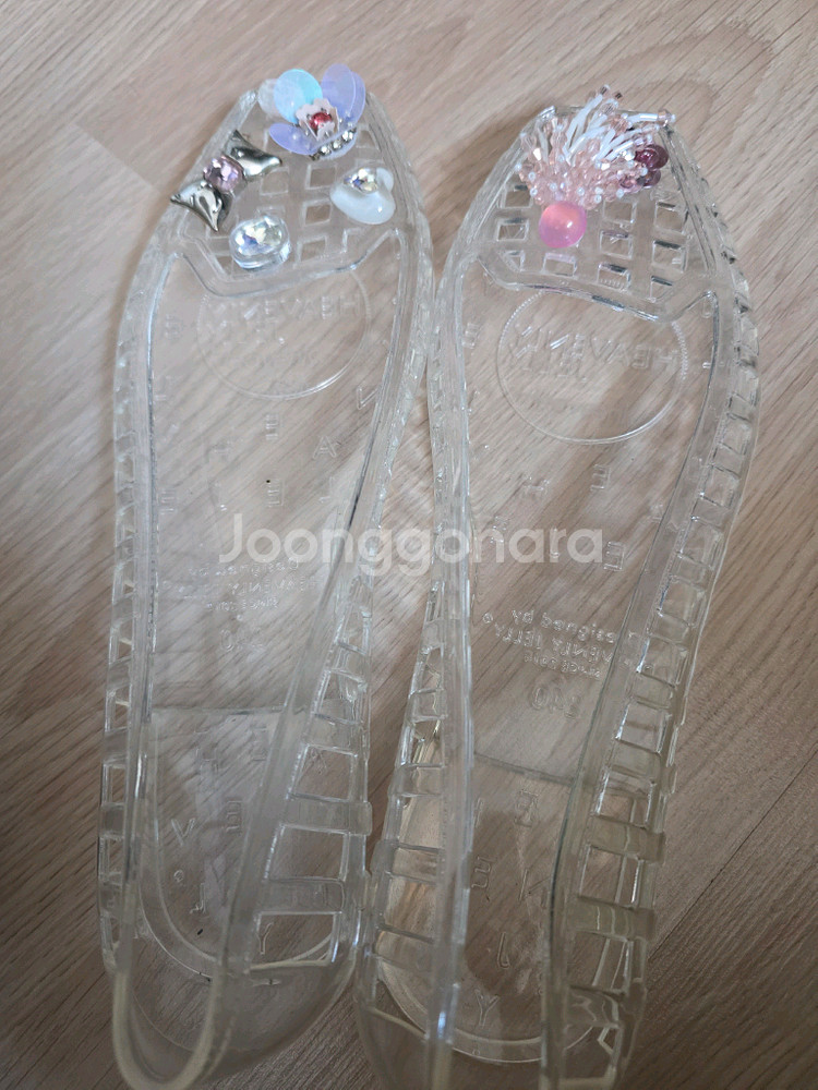 해븐리 젤리슈즈 새상품--1